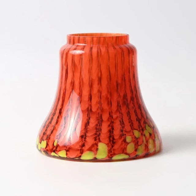 Red Spatter Glass Vase from Franz Welz, 1920s For Sale - Image 6 of 9