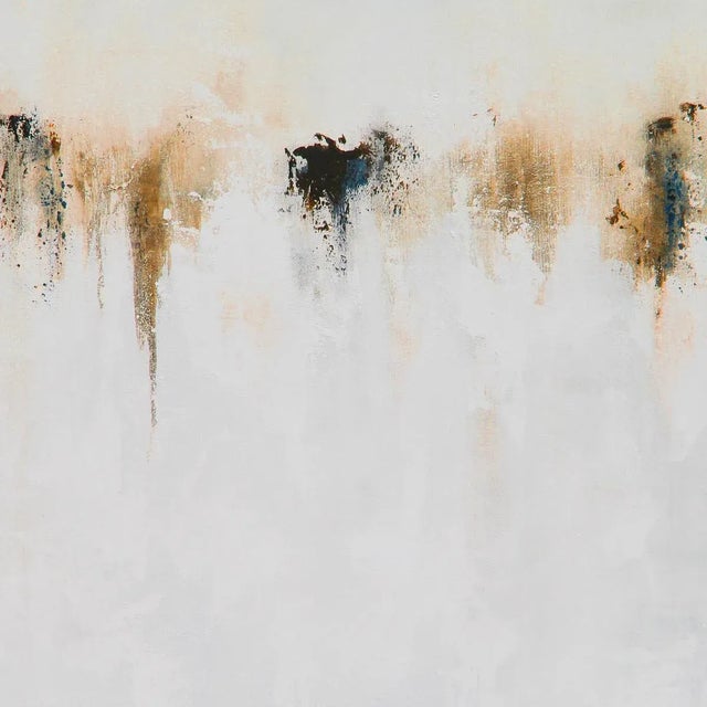 "Sepia Crush" Contemporary Original Modern Abstract Giclee Canvas Print by KR Moehr For Sale