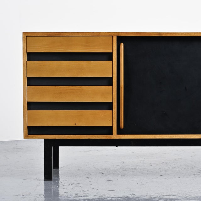 Ash Cansado Sideboard attributed to Charlotte Perriand for Steph Simon, 1960 For Sale - Image 15 of 18