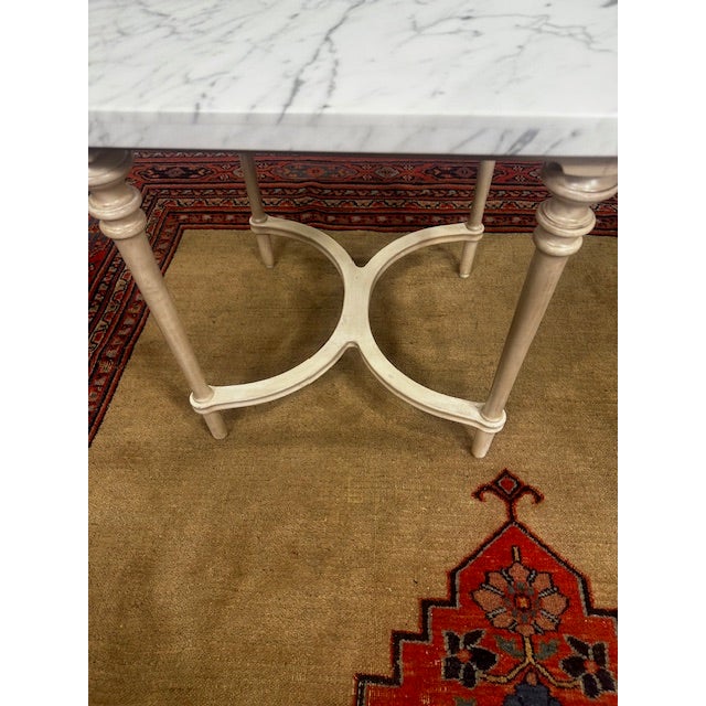 2020s The Tourne Marble Top Side Table From Frontgate For Sale - Image 5 of 6