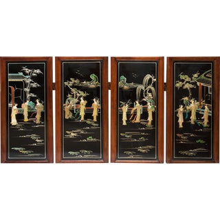 19th Century Chinese Coromandel Screen For Sale