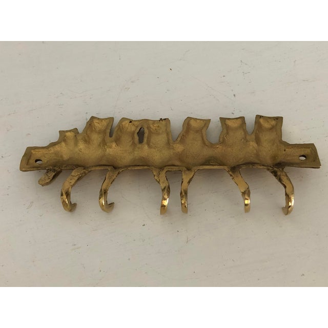 Brass Cat Wall Key Holder Chairish