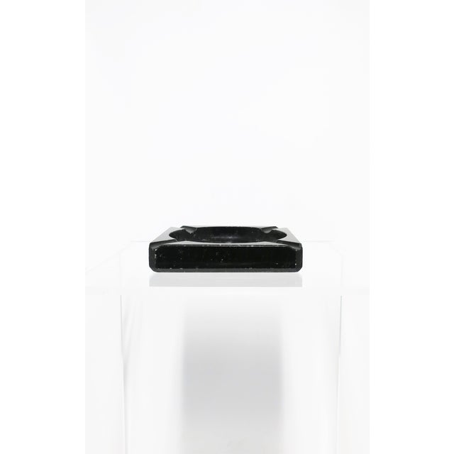 Mid 20th Century Art Deco Black Marble Ashtray Catchall Vide-Poche For Sale - Image 5 of 12