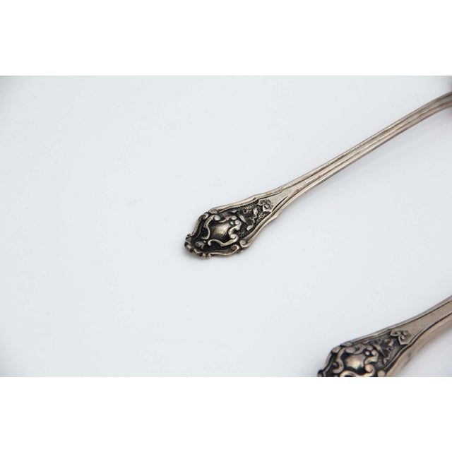 Serving Cutlery Set in Gold-Plated Silver with Shells, Set of 9 For Sale - Image 5 of 6