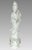 Graceful Chinese statue of fine pure white porcelain (blanc de chine) of Kwan Yin or Guanyin 観音 on a detailed base of...