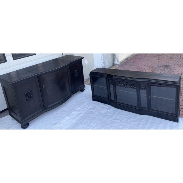 Neo-Renaissance European Buffet, 1900s, Set of 2 For Sale - Image 15 of 18