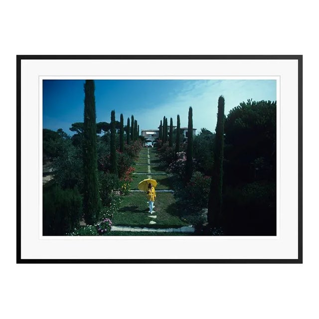 Contemporary Les Sophores 1977 by Slim Aarons Black Framed C-Print For Sale