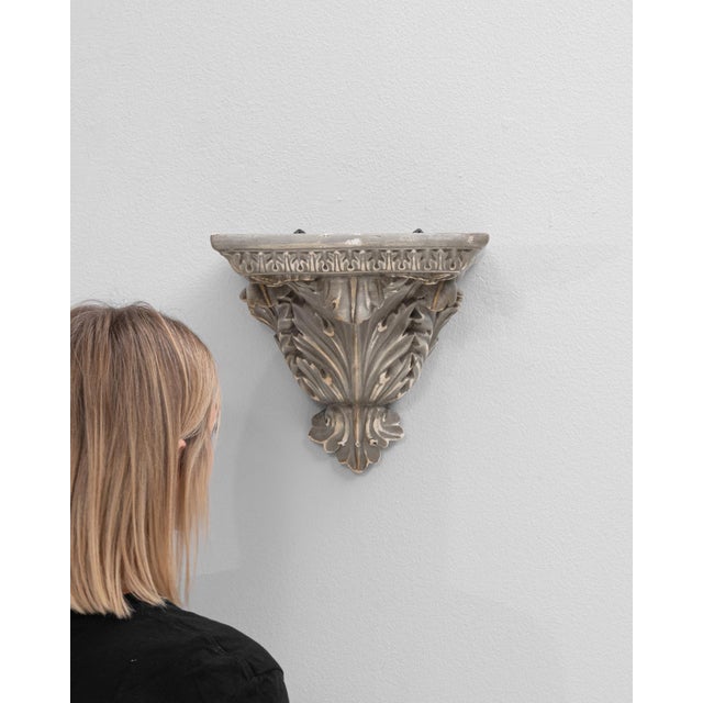 1900s French Plaster Pedestal Shelf For Sale - Image 14 of 18
