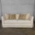 Late 20th Century Modified Tuxedo Slipcover Style Pillow Back Large Scale Sofa For Sale - Image 13 of 13