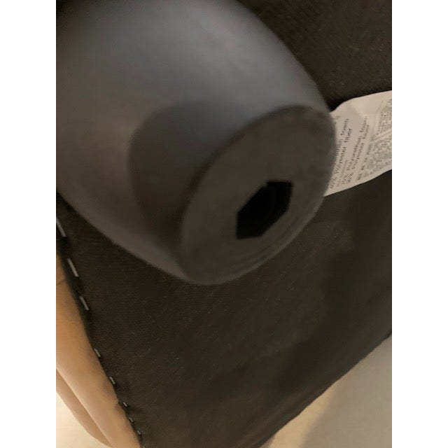 Brown Chateau d'Ax Italian Leather Loveseat 2 Seater For Sale - Image 8 of 13