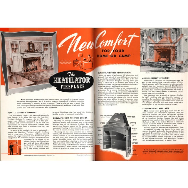 Vintage "Heatilator" Fireplace Salesman Sample For Sale - Image 4 of 8