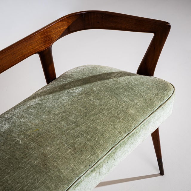 Bench, in the Style of Ico Parisi, Italy, 1950s For Sale In New York - Image 6 of 9