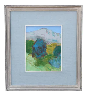 Herbert Mears Modern Abstract Mountain Landscape 1960's