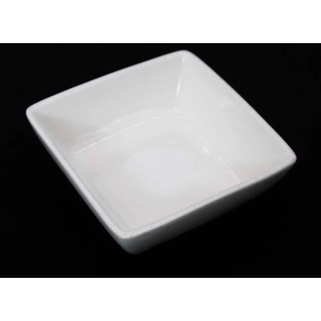 Ceramic Waldorf Astoria Fortessa Fortaluxe Superwhite 4.5 Square Dip Dish For Sale - Image 7 of 7