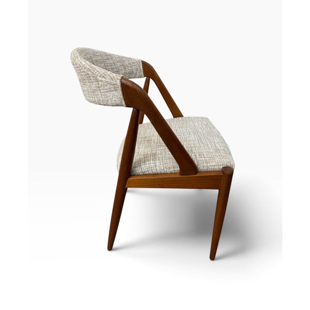 Mid-Century Danish Modern Kai Kristiansen Model 31 Teak Dining Chairs - Set of 2 For Sale In Philadelphia - Image 6 of 7