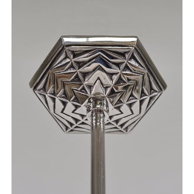 Degue French Art Deco Pendant Light 1930s For Sale - Image 10 of 11