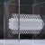 Clear Lucite Acrylic Pedestal Dining Table With Round Glass and Prism Center For Sale - Image 9 of 14