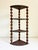 Brown Antique Folk Art Spool Corner Shelf, Early 20th Century For Sale - Image 8 of 13