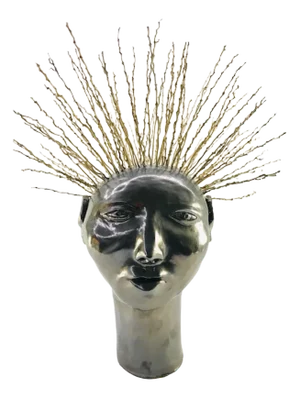 Curly Head Sculpture from FREAKLAB