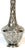 Silver Early 20th Century Large Art Nouveau Silver Overlay Grapevine Decanter , Alvin Silver Co. For Sale - Image 8 of 14
