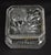 Metal Antique Brilliant Cut Glass Lidded Box W/Silver Plate Trim For Sale - Image 7 of 9
