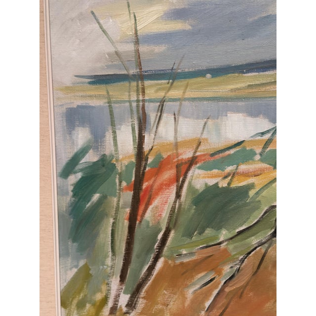 Birger Strååt, Landscape, 1950s, Oil Painting on Canvas, Framed For Sale - Image 8 of 18