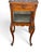 19th Century French Bedside Walnut Cabinet Marble Top Insert Marble. For Sale - Image 11 of 18