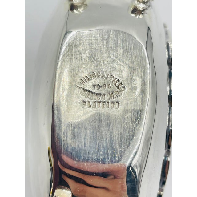 Vintage Silver & Malachite Vase by Emilia Castillo, Mexican Modernism For Sale - Image 17 of 17