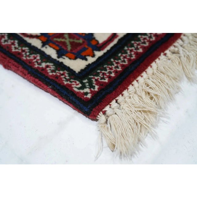 Traditional Vintage Joshaghan Rug 3' x 3'2'' For Sale - Image 3 of 10