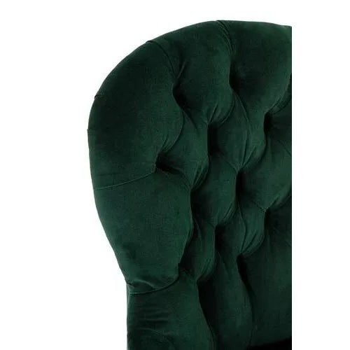 Green Velvet Armchair from Cornelius V. Smith For Sale - Image 8 of 12