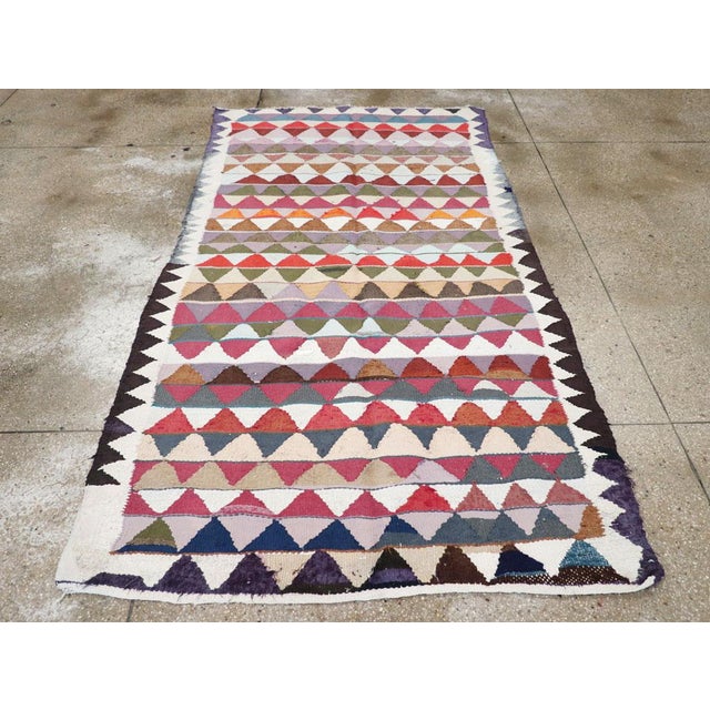 Galerie Shabab Collection Mid-20th Century Persian Flatweave Kilim Rug For Sale - Image 4 of 10