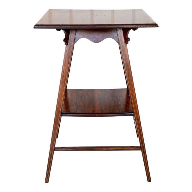 Antique Early 20th Century Edwardian Rosewood Side Table, 1900s For Sale