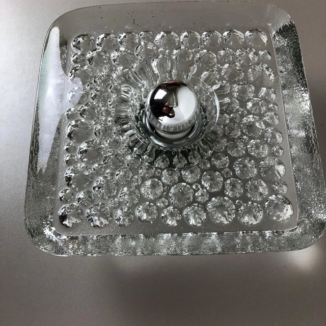 1970s Large Vintage Glass Bubble Sconce from Peill & Putzler 1970s For Sale - Image 5 of 16