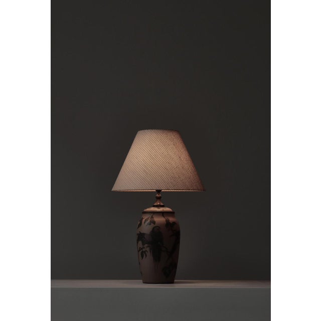 Ceramic Art Nouveau Danish Table Lamp, 1930s For Sale - Image 7 of 16