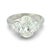 Contemporary Mid 20th Century Gia 3.01 Carat Oval Cut Diamond Platinum Engagement Ring, Size 6 For Sale - Image 3 of 7