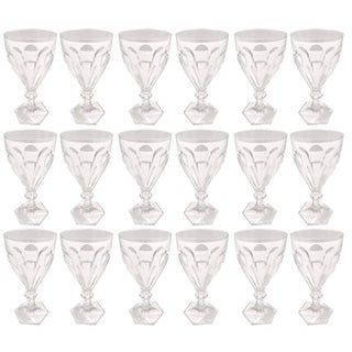 Swedish Crystal Drinking Glasses from Kosta Boda, 1970s, Set of 18 For Sale