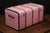 Pink Curved Mail Trunk, 1920s For Sale - Image 4 of 9