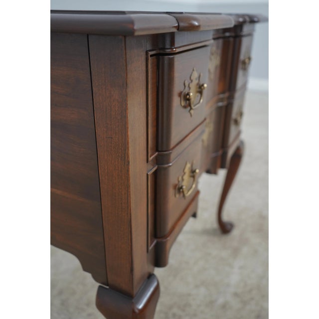 Brown Pennsylvania House Blockfront Cherry Lowboy For Sale - Image 8 of 12