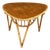 Vintage French Triangle Bamboo and Rattan Side Table, 1960 For Sale