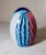 Up for sale is a lovely vintage hand blown Murano Italian art glass paperweight. It's blown by hand with a mix of vibrant...