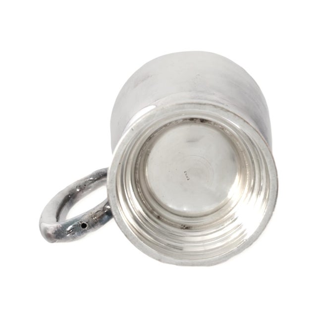 English silverplate pint trophy mug dated 1953 and engraved for the News of the World National Inter-Track Greyhound...