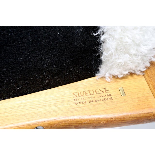 1960s Vintage Lamino Ottoman by Yngve Ekstrom for Swedese, 1960s For Sale - Image 5 of 18