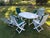 1960s French Triconfort 7-Piece Resin Dining Set – Table, 6 Reclining Chairs & Cushions For Sale - Image 15 of 18