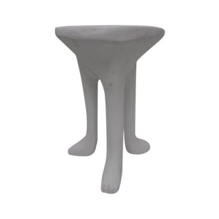 John Dickinson Style Plaster Side Table For Sale