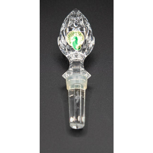 Modern Vintage Waterford Crystal Bottle Stoppers - Horse and Acorn Designs With Boxes- Set of 2 For Sale - Image 3 of 11
