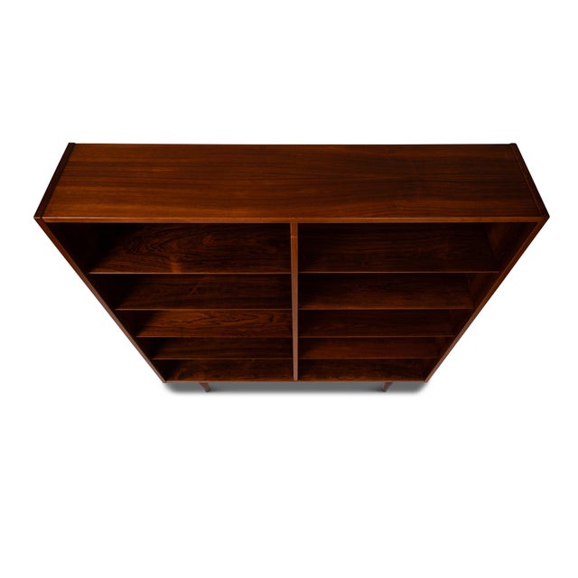 Vintage Danish Mid Century Rosewood Bookcases Pair For Sale In San Francisco - Image 6 of 12