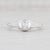 Gem: Natural Diamonds - 0.27 Total Carats, G - H Color - Center - 0.17 Carat, Rose Cut, SI2 Clarity - Accents - 0.10...