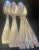 French Silverplated Art Deco Spoon and Fork Set of 24 For Sale - Image 9 of 11