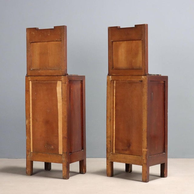 Liberty Bedside Tables in Mahogany, Set of 2 For Sale - Image 10 of 11