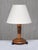 Amsterdam School Table Lamp with Carved Foliate Decoration, Netherlands, 1920s For Sale - Image 4 of 13